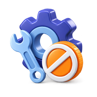 No credentialing setup fee icon